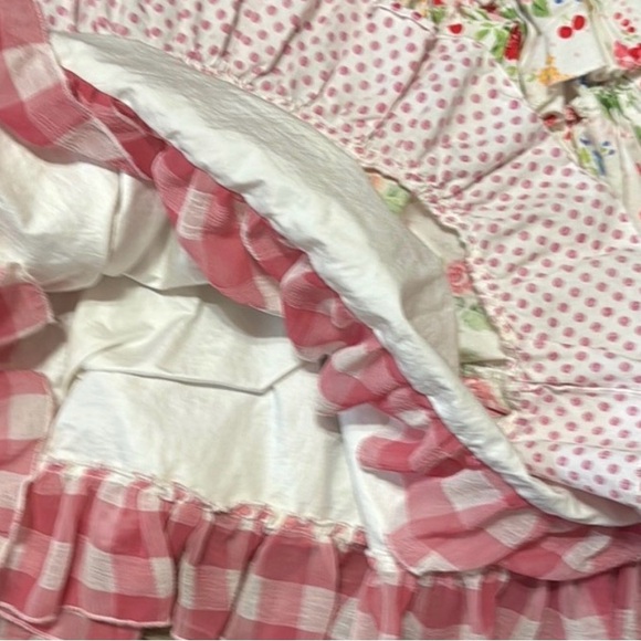 Arabella Rose Designs Girls Floral Polka Dot Ruffle Tiered Sundress Size 3T EUC - Picture 6 of 6